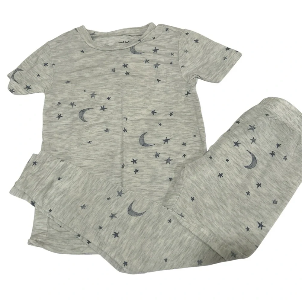 Gray Starry Night Kids Pajamas